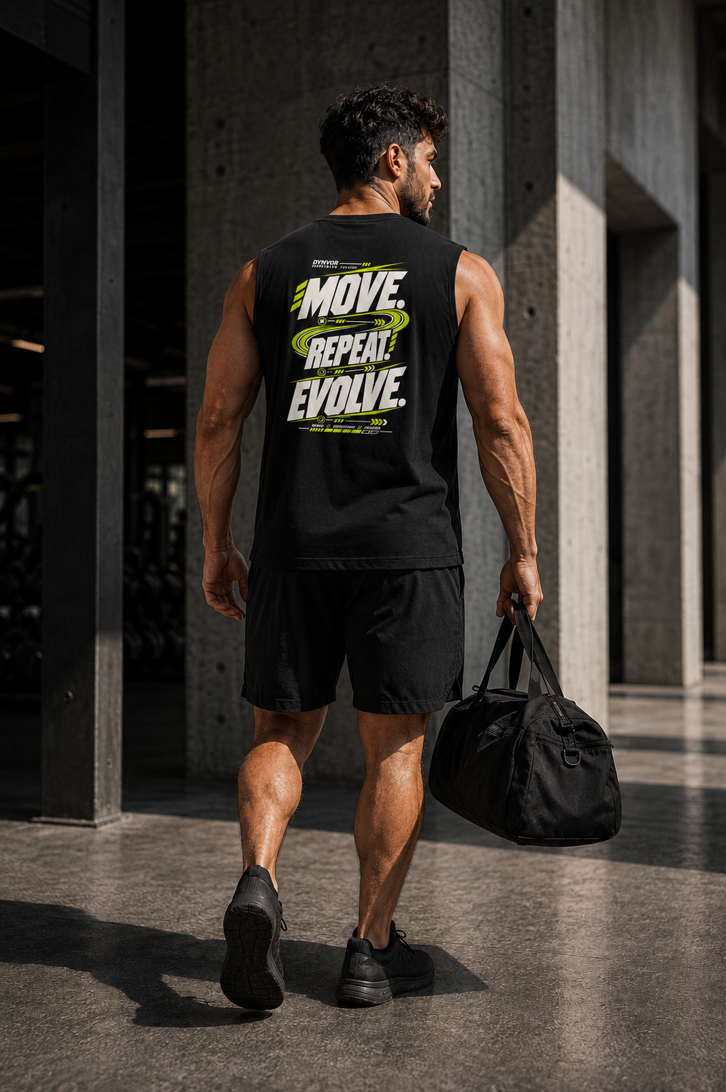 DYNVOR MOVE. REPEAT. EVOLVE lifestyle movement view