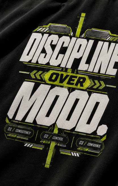 DYNVOR Discipline Over Mood artwork close-up