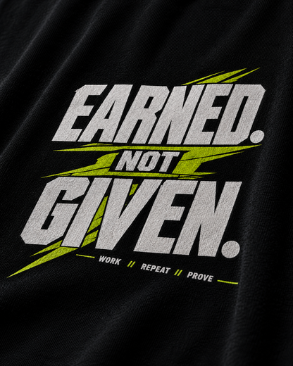 DYNVOR Earned Not Given artwork close-up
