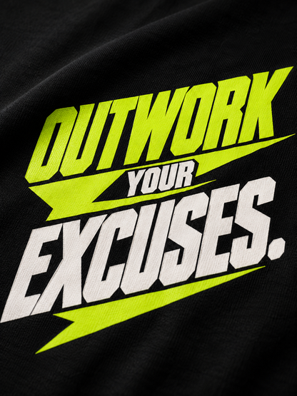 DYNVOR Outwork Your Excuses artwork close-up