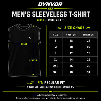 DYNVOR MOVE. REPEAT. EVOLVE size and fit guide