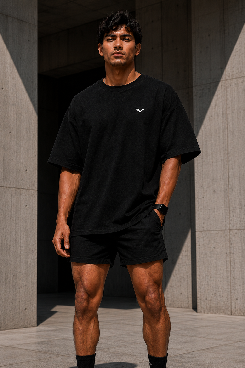 DYNVOR Outwork Your Excuses men's front fit view