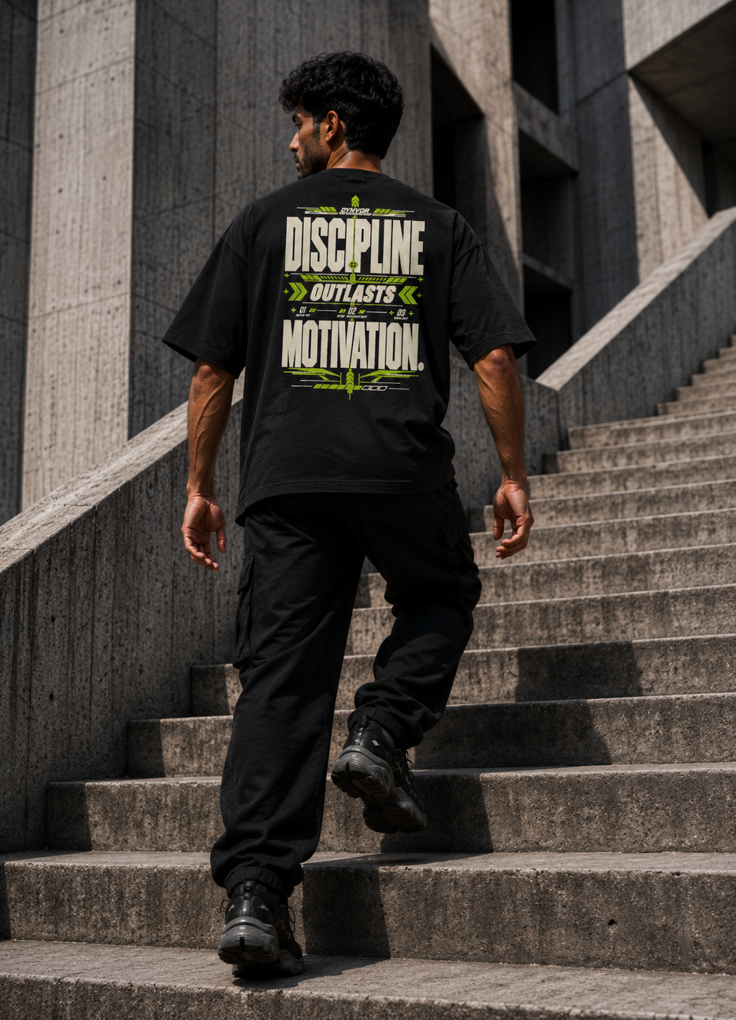 DYNVOR Discipline Outlasts Motivation lifestyle movement view