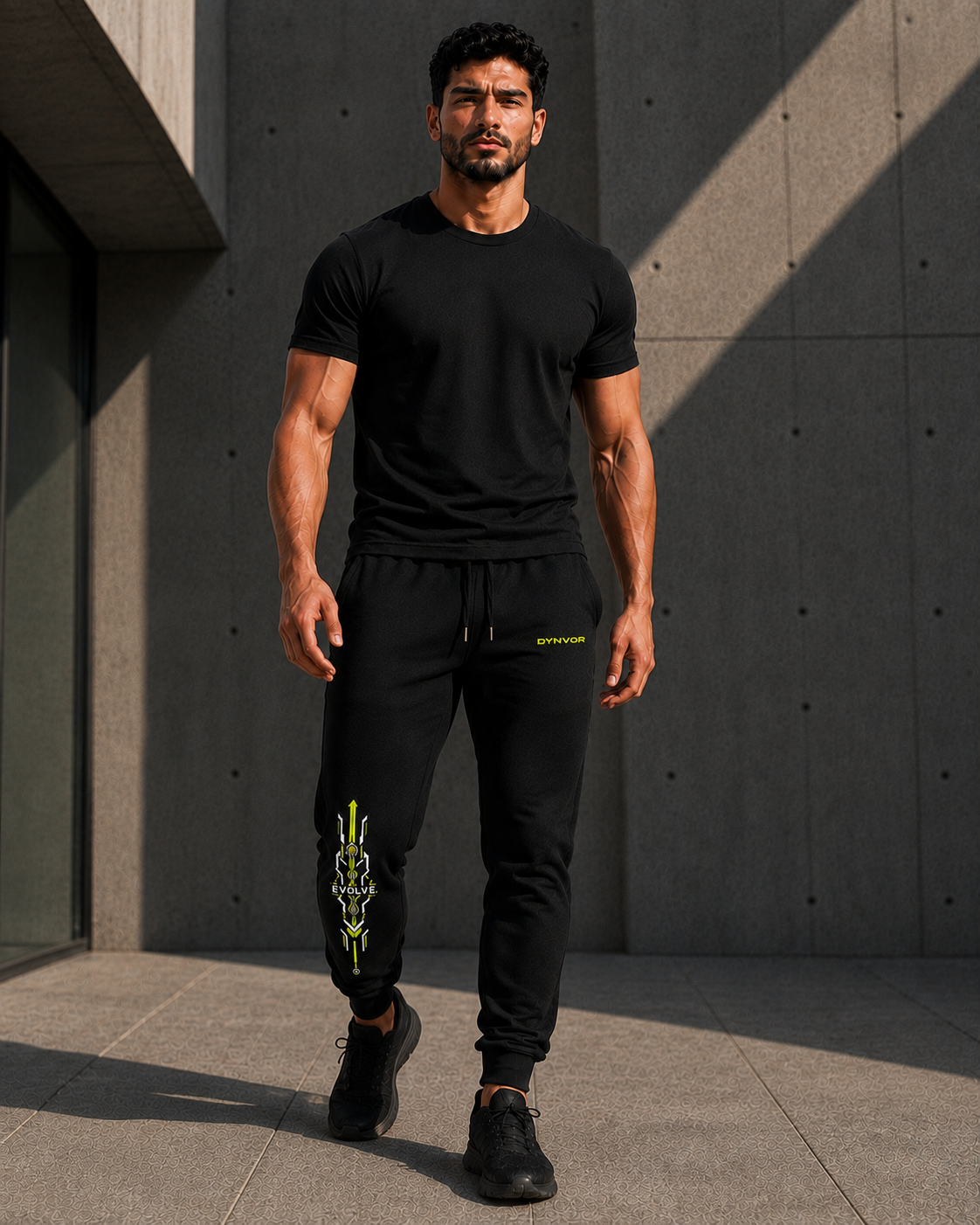 DYNVOR Evolve Technical Joggers lifestyle movement view