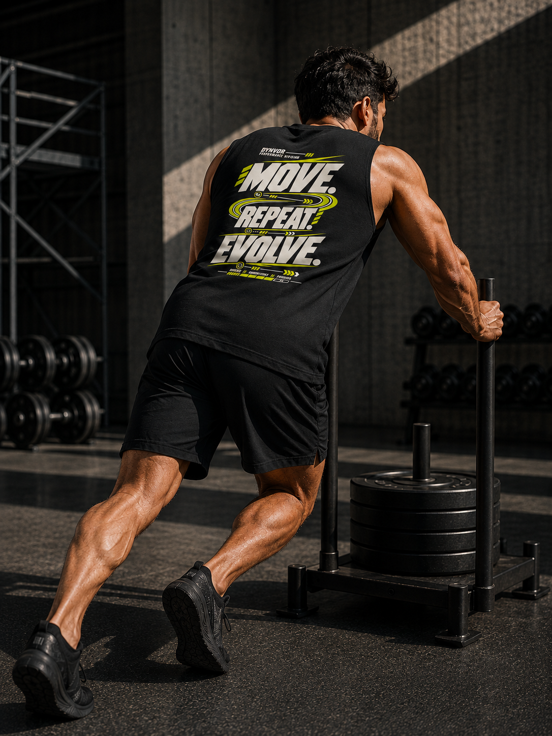 DYNVOR MOVE. REPEAT. EVOLVE lifestyle movement view